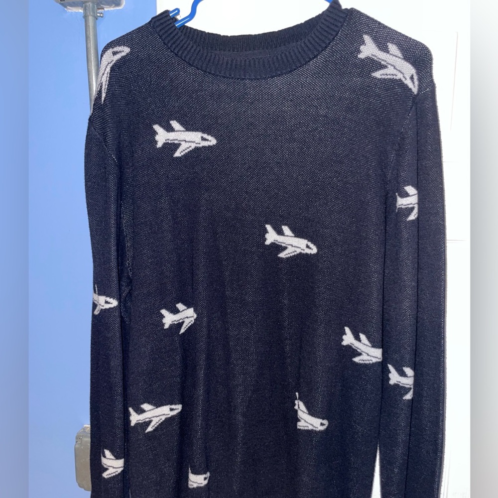 H&M Airplane Sweater